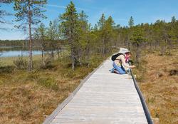 Bilder fra Blokkodden Villmarksmuseum ved Drevsjøen i Engerd