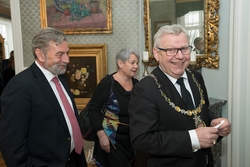 Historisk markering på Gaarder gard i Elverum, Hedmark. Her 