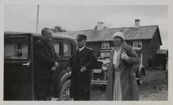 Statspolitisjefen og Politimester Thorsen med kone i 1934