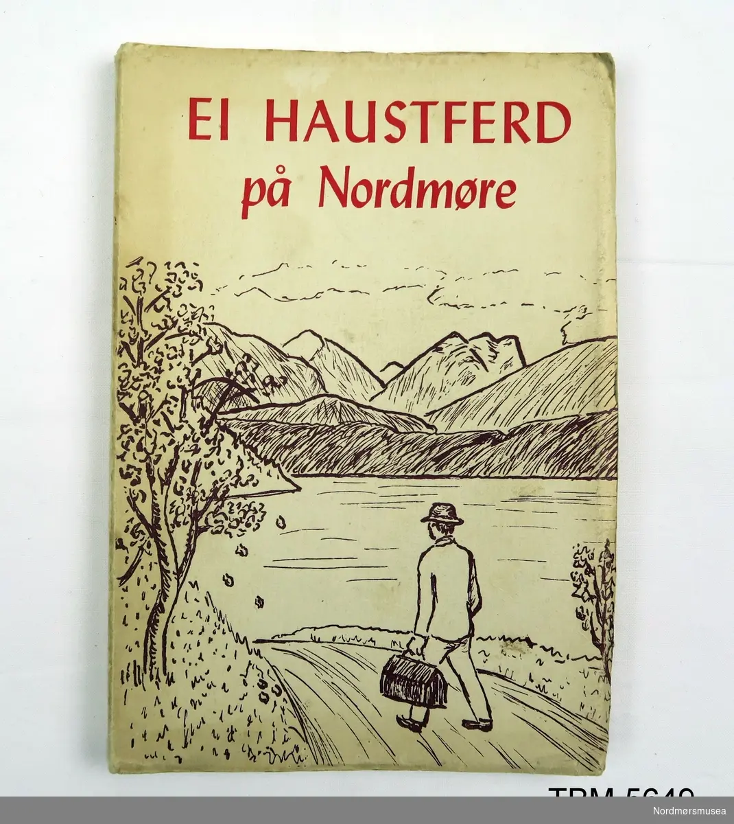 Bok med mjuk perm.På framsida er det bilete av ein mann på vandring i Nordmørsnatur.
Dedikasjon frå Hans Hyldbakk til Erik og Magnhild Almhjell, 1955.
173 sider.