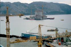 Draugen ligger i Gandsfjorden i Stavanger, hvor bygge- og st