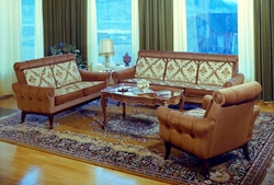 Salong. Sofa og lenestol.