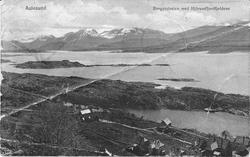 Ålesund, sett fra Aksla, mot Volsdalsneset, Borgundfjorden o