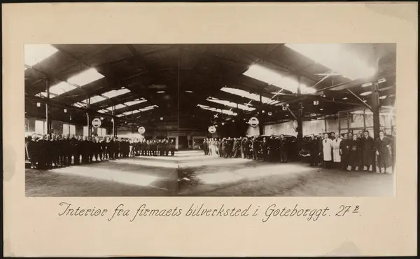 Kolberg, Caspari & Co.'s bilverksted.