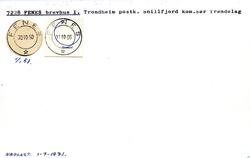 Stempelkatalog, 7228 Fenes, Snillfjord, Sør-Trøndelag