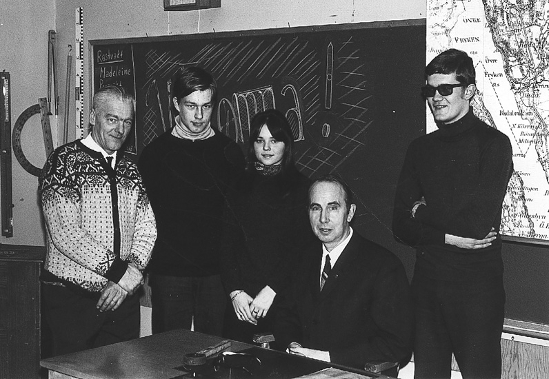 Bada IF:s styrelse: Pelle Ängsbo, Göran Eriksson, Inga-Lena Larsson, Karl Härdelin och Lars-Inge Kvarnåsen.