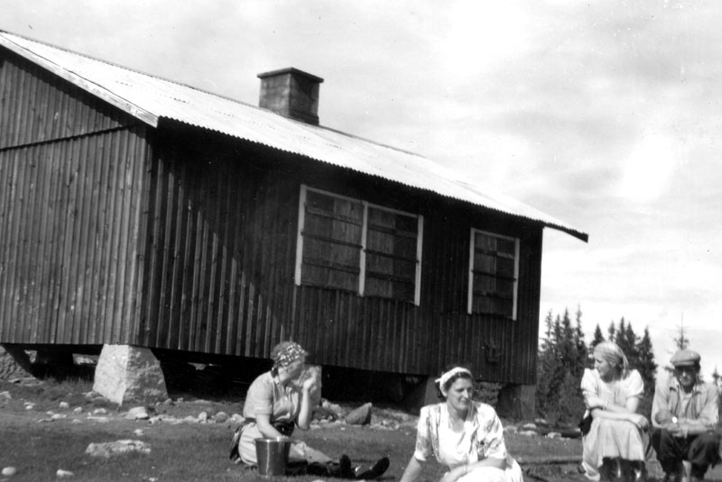 Ellen Finnson, Agnes Åsby, Olga och Arvid.