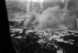 Heinkel bombefly angriper Elverum.