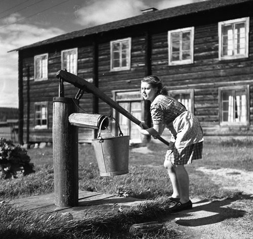 Karin i Sörgår´n, sommaren 1950.