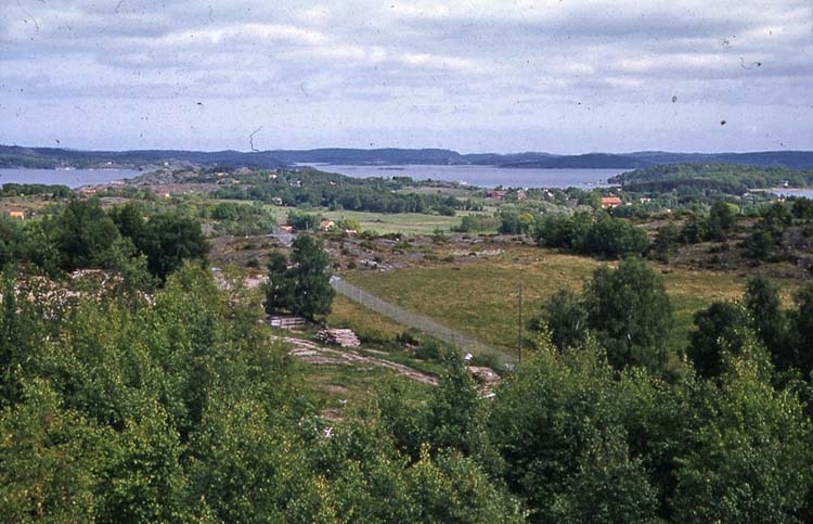 1961. Distansbild från Vetteberget, utsikt över Askeröfjorden.
