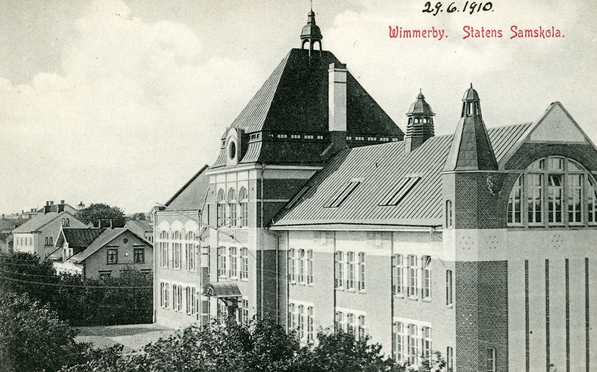 Statens samskola i Vimmerby, 29/6 1910.
