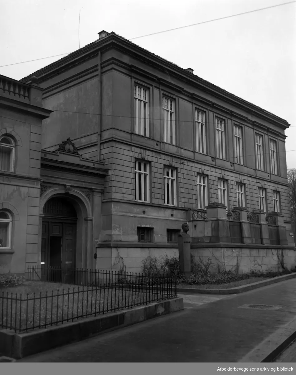 Nobelinstituttet. November 1950
