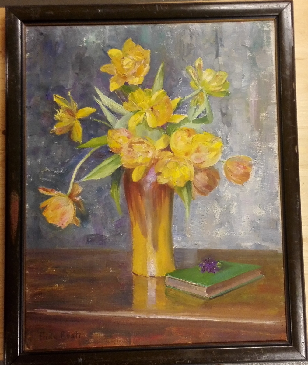 Stilleben - vase med blomster.