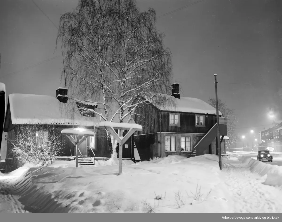 Birkebeinergata. Januar 1950