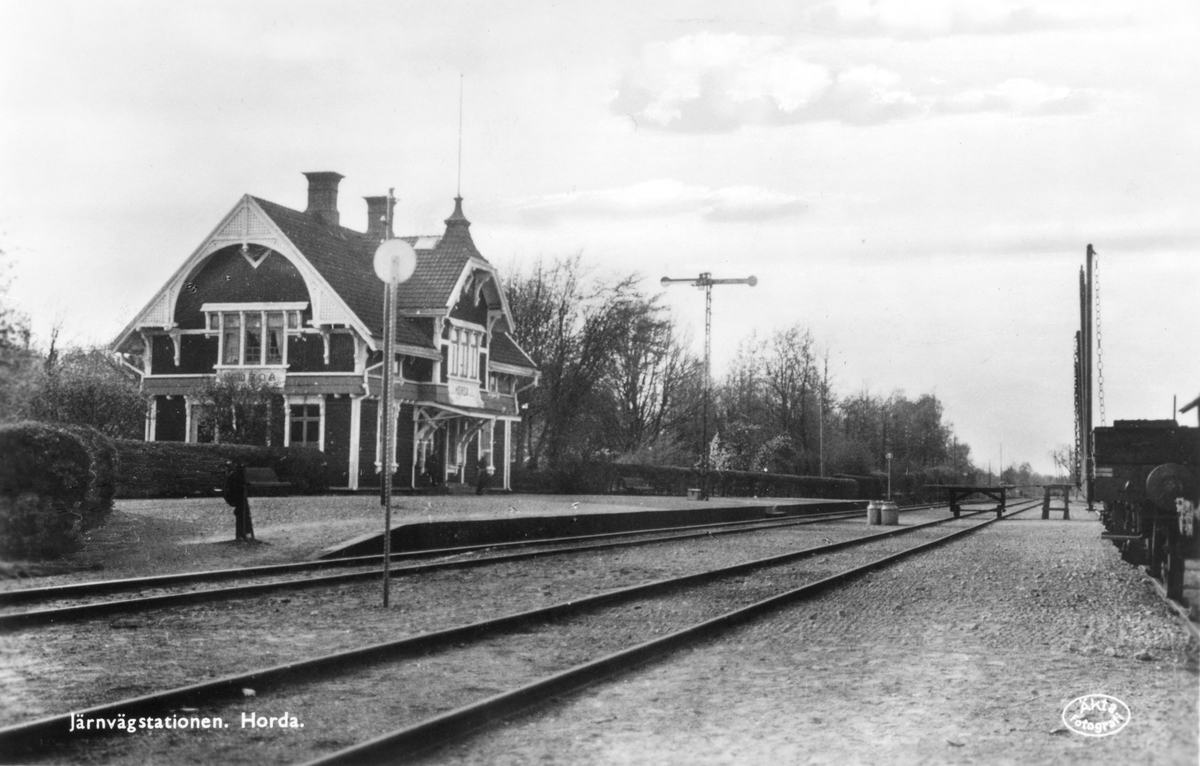 Järnvägsstationen i Horda, Värnamo kommun.