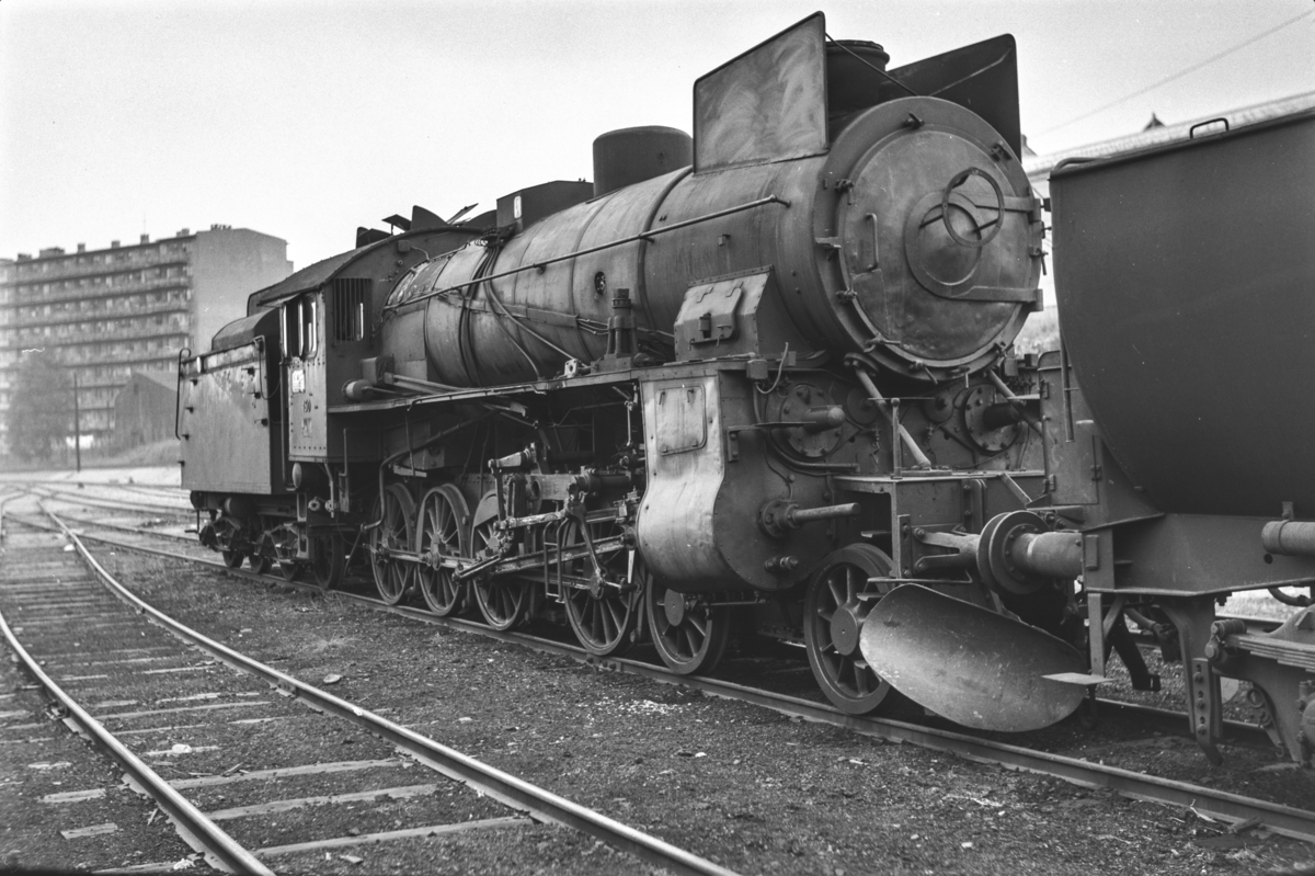 Utrangert damplokomotiv type 31b nr. 450 i Lodalen i Oslo.