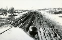 Vegtilstand på rv 50 gjennom Nordland 1940-1945