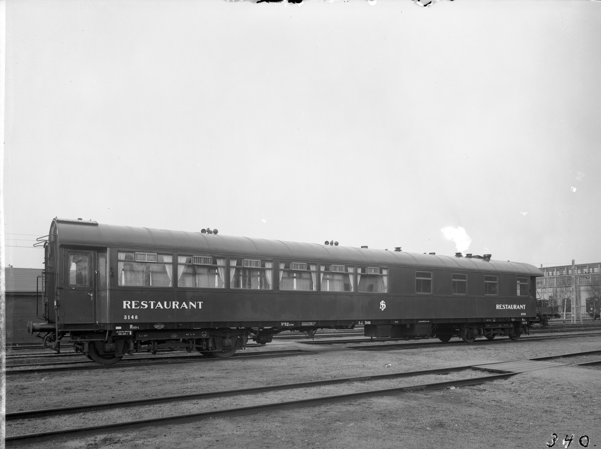 Statens Järnvägar, SJ Ro3 3148 . Vagn byggd av Kockums 1936.