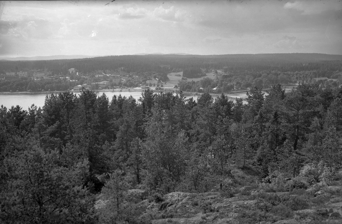 Panorama. Från Galgberget, utsikt över lillfjärden.