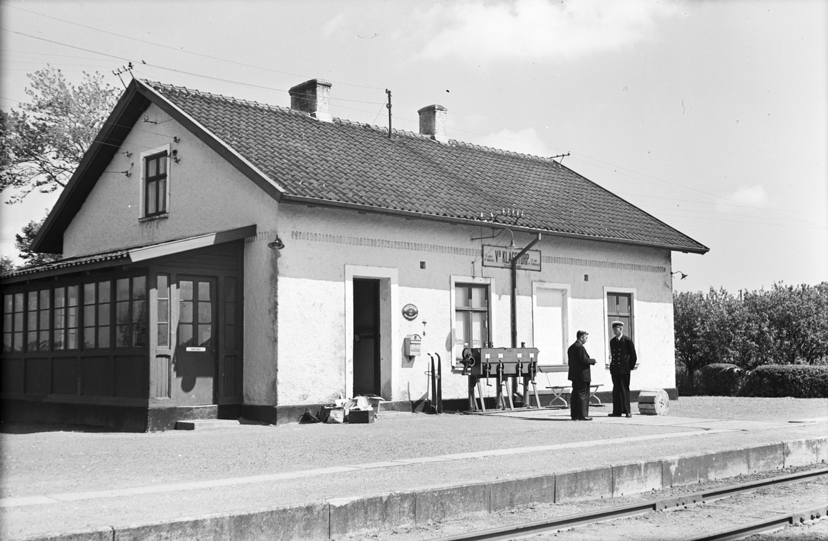 Malmö - Trelleborgs Järnväg, MTJ,  Västra Klagstorp Station.