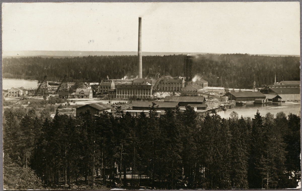 Trämassefabrik i Iggesund.