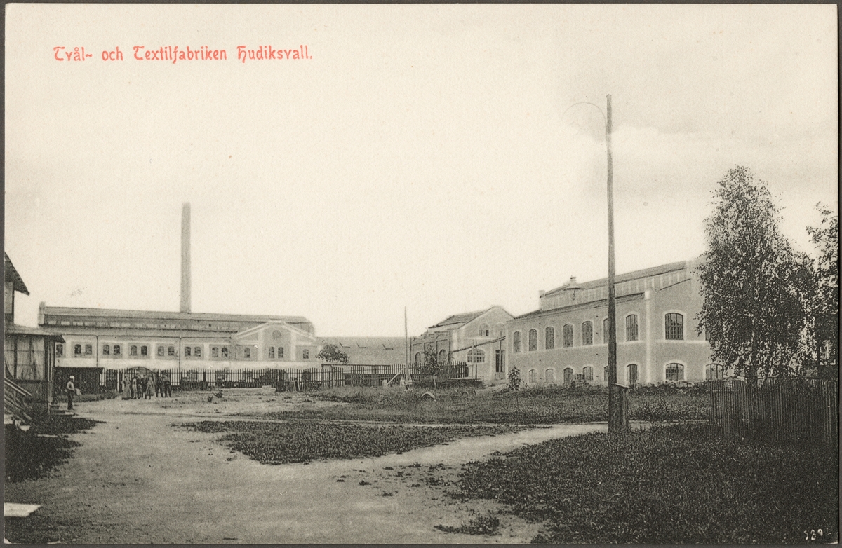 Tvål- och textilfabrik i Hudiksvall.
