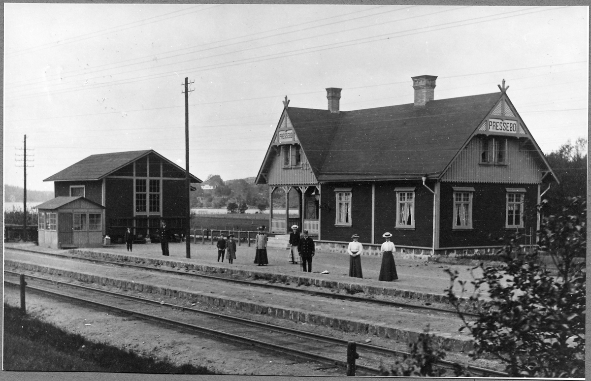 Stationen i Prässebo.