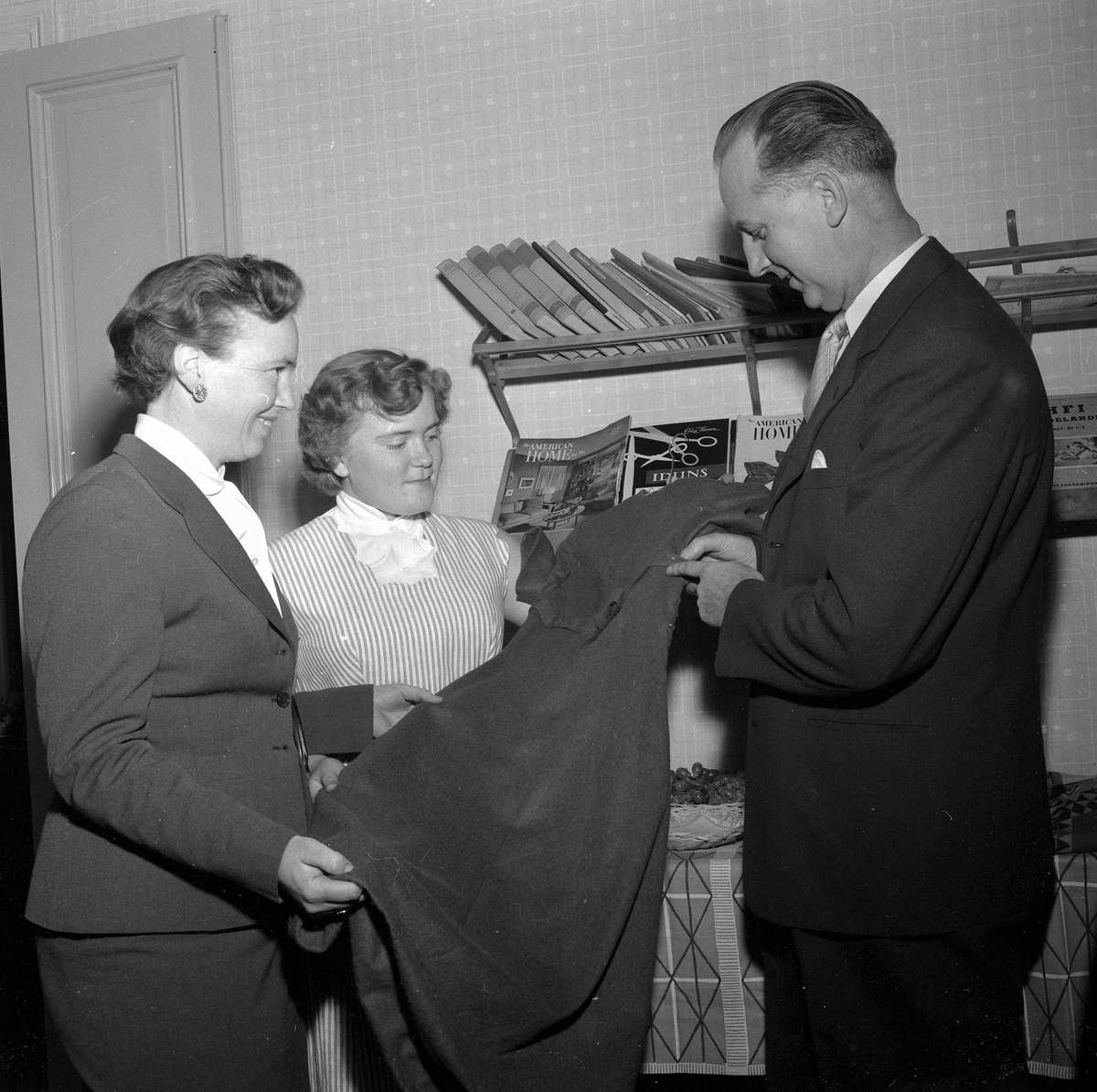 Husmoderskolans avslutning.
December 1956.