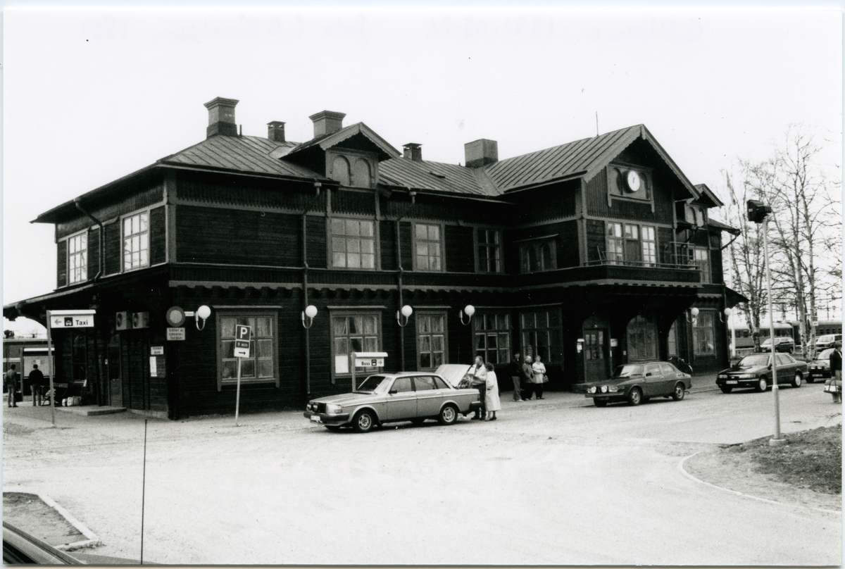 Gällivare järnvägsstation. - Järnvägsmuseet / DigitaltMuseum