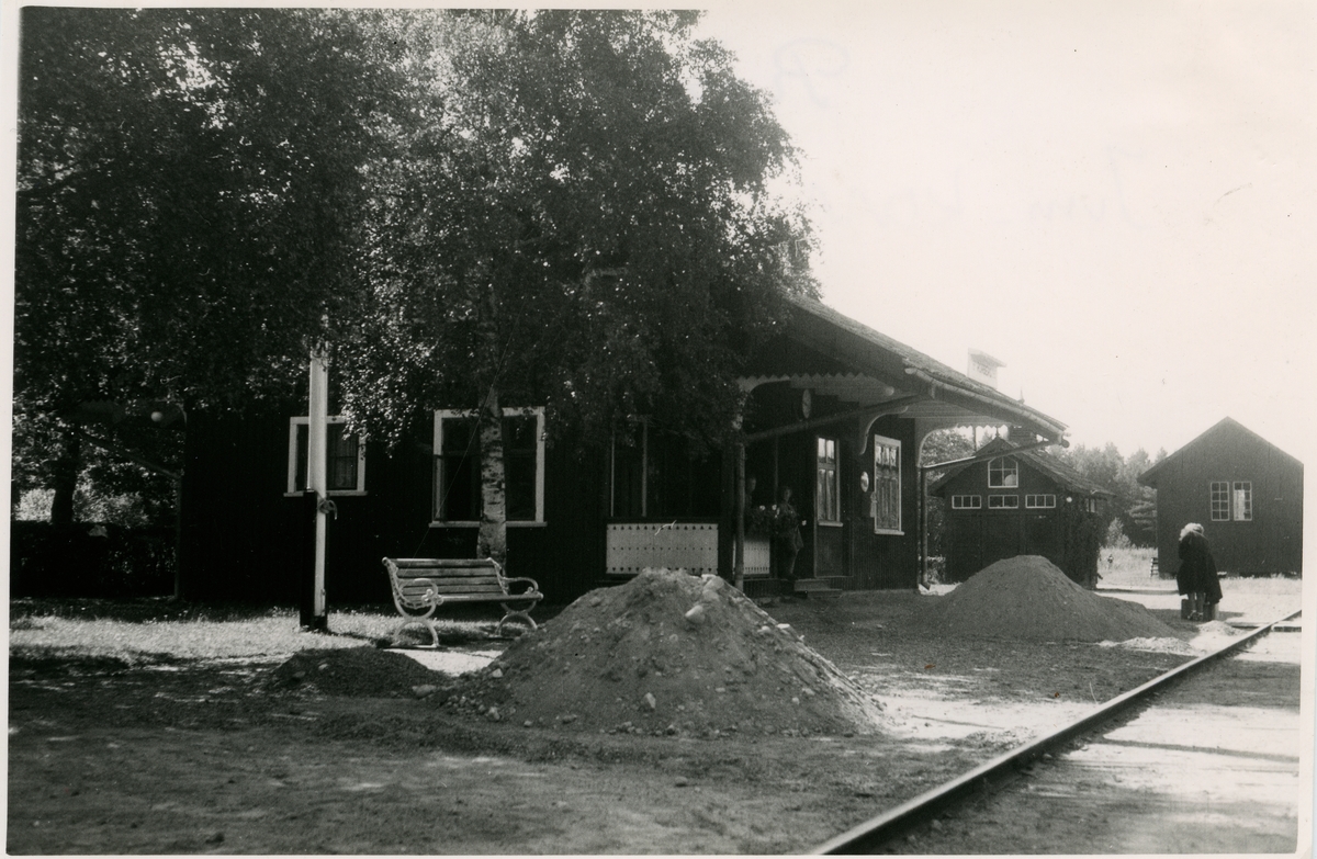 Rörberg järnvägsstation. - Järnvägsmuseet / DigitaltMuseum