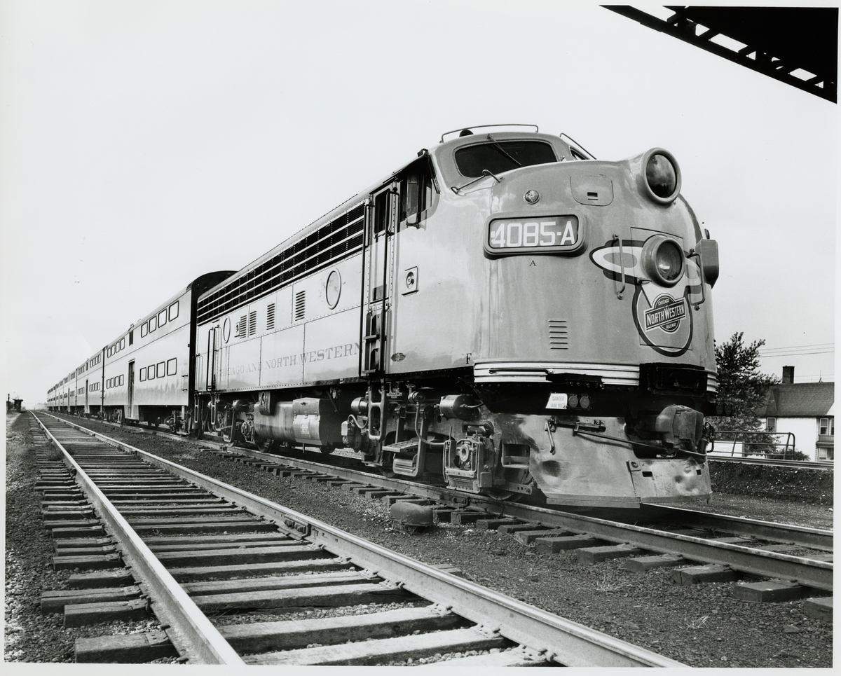 Chicago and North Western Railway, CNW F7A 4085-A.