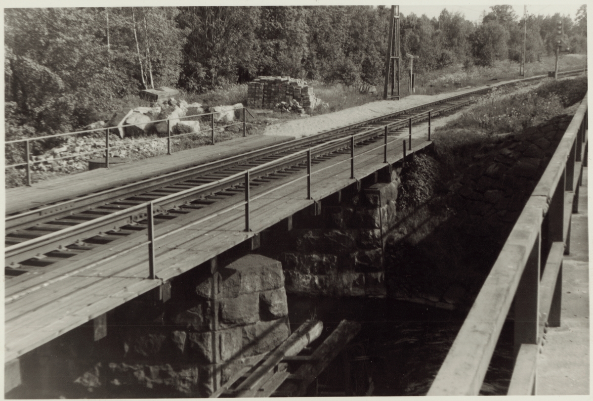 Järnvägsbro över Vrenaån.