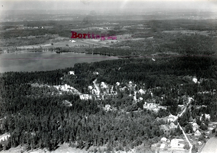 Flygfoto över Sunhultsbrunn i Aneby kommun. Nr  L  834.