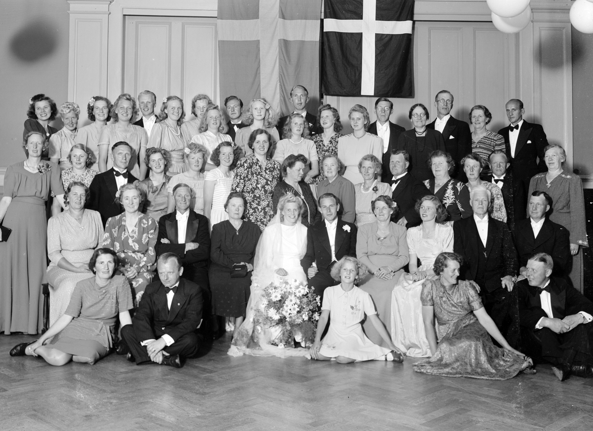Grahn, Föreningshuset. Foto i aug 1945.