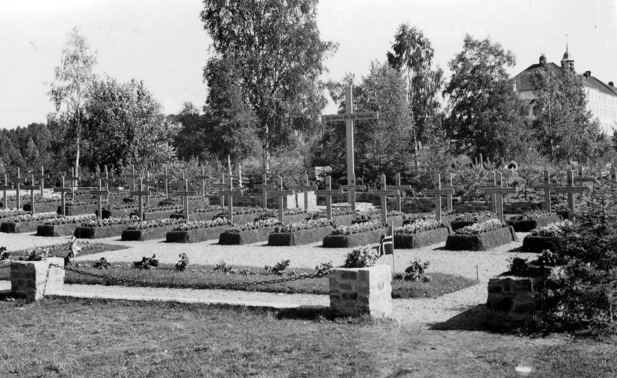 Den tyske krigskirkegården i Elverum