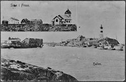 Postkort over Sauøy og Halten, Frøya.