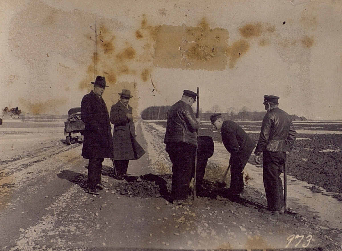 Från kabelfel utanför Eslöv 1929.