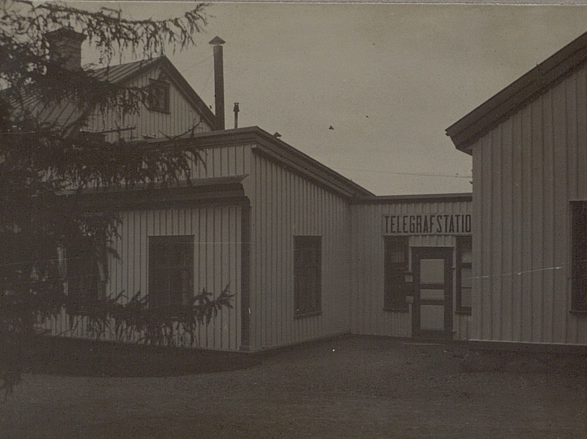 Munkedal Telegrafstation 1900. Exteriör.