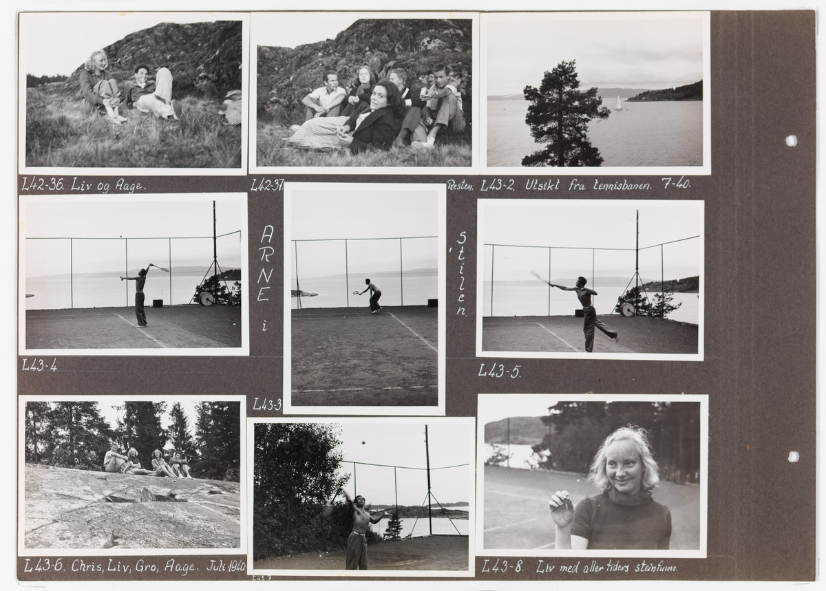 Adolf Bechs fotoalbum fra 1939-1940. Bech var kontorsjef ved transportkontoret i generaldirektoratet for Norges Statsbaner. 

Enkeltbilder fra albumet er publisert på reg.nr. UHB-105-0002 - UHB-105-0141.