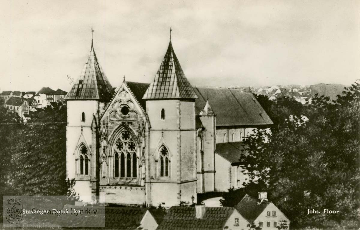 Domkirken, østfronten sett fra Hetlandsgt..
