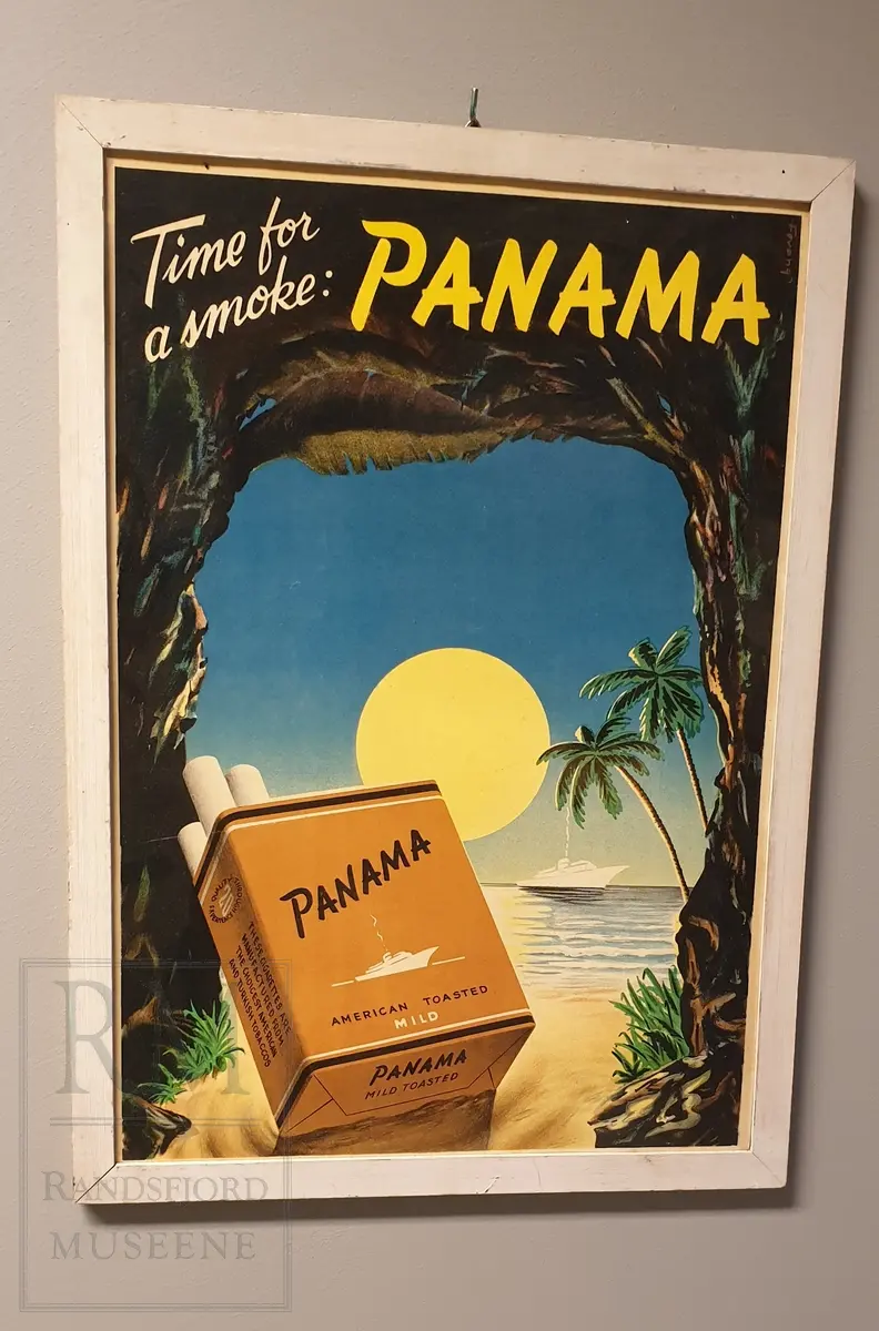 "panama" sigartett pakke, sydhavsstrand, fullmåne