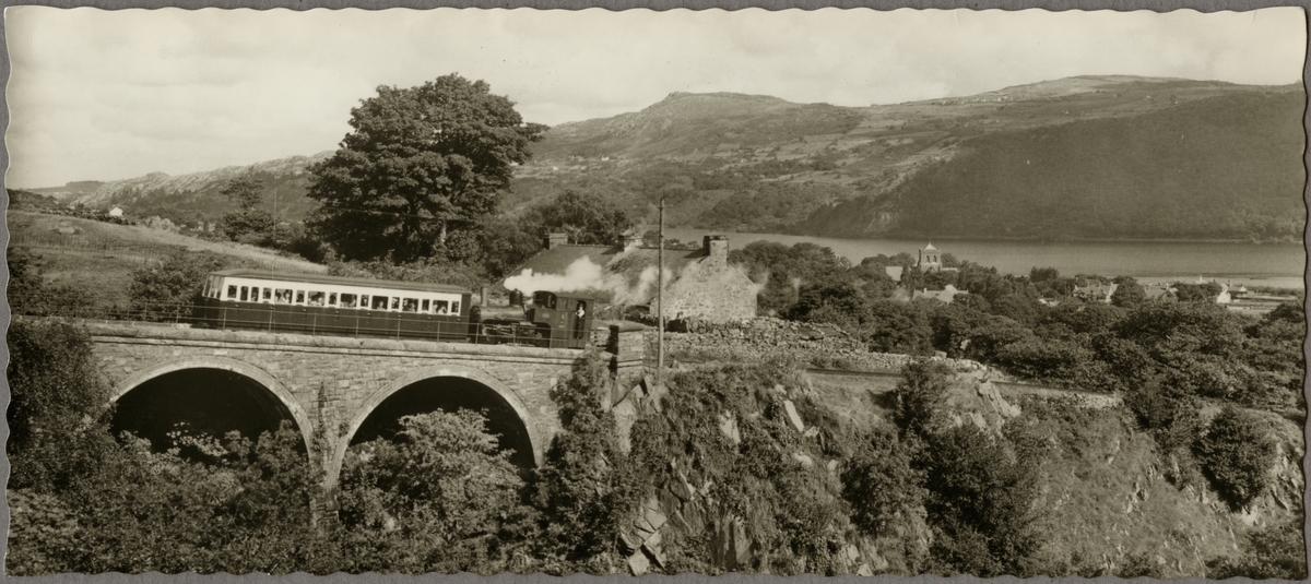 Snowdon Mountain Railway, SMR lämnar Llanberies.