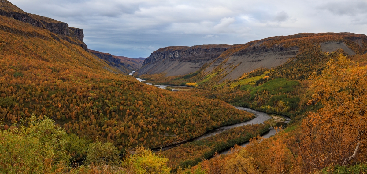 Elvegjelet i Sautso, også kalla Alta Canyon.
