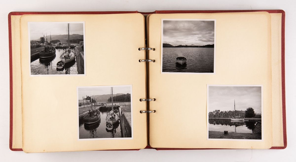 Fotoalbum etter Kjell Bøe. Inneholder blant annet bilder av skøyten 'Godbonden' (b.1954)