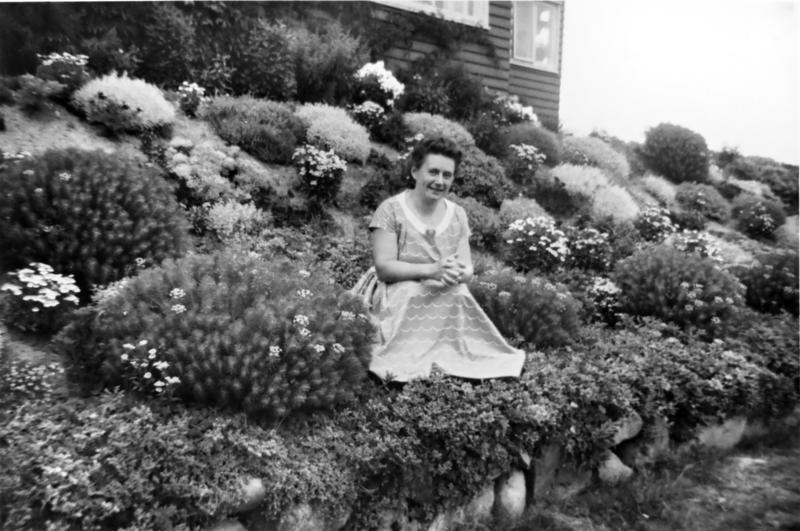 Hagens opprinnelige eier Greta Bjørklund (1950-tallet). (Foto/Photo)