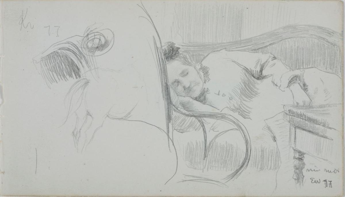 "Min mor", 1877