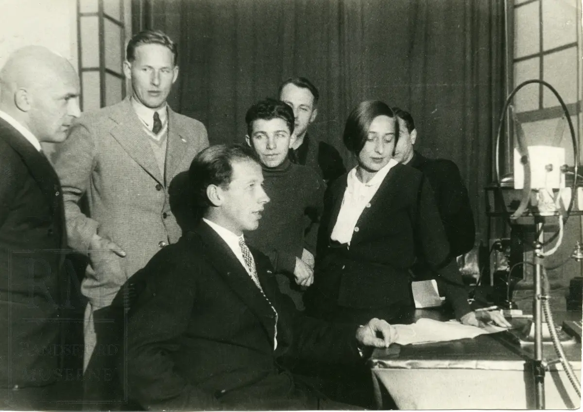 Bilder fra radiosending Moskva Radio i 1934