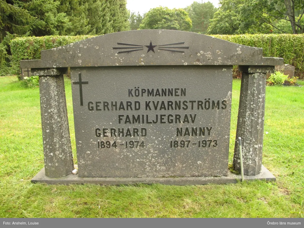 Järnboås kyrkogård Inventering av kulturhistoriskt värdefulla gravvårdar 2016, Kvarter 11.