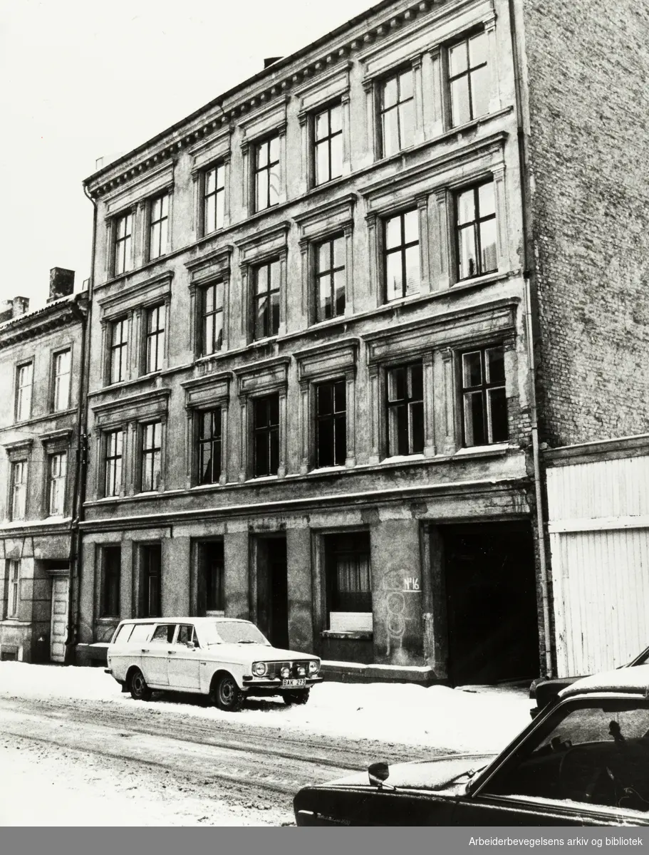 Kongsberggata 16. Januar 1980