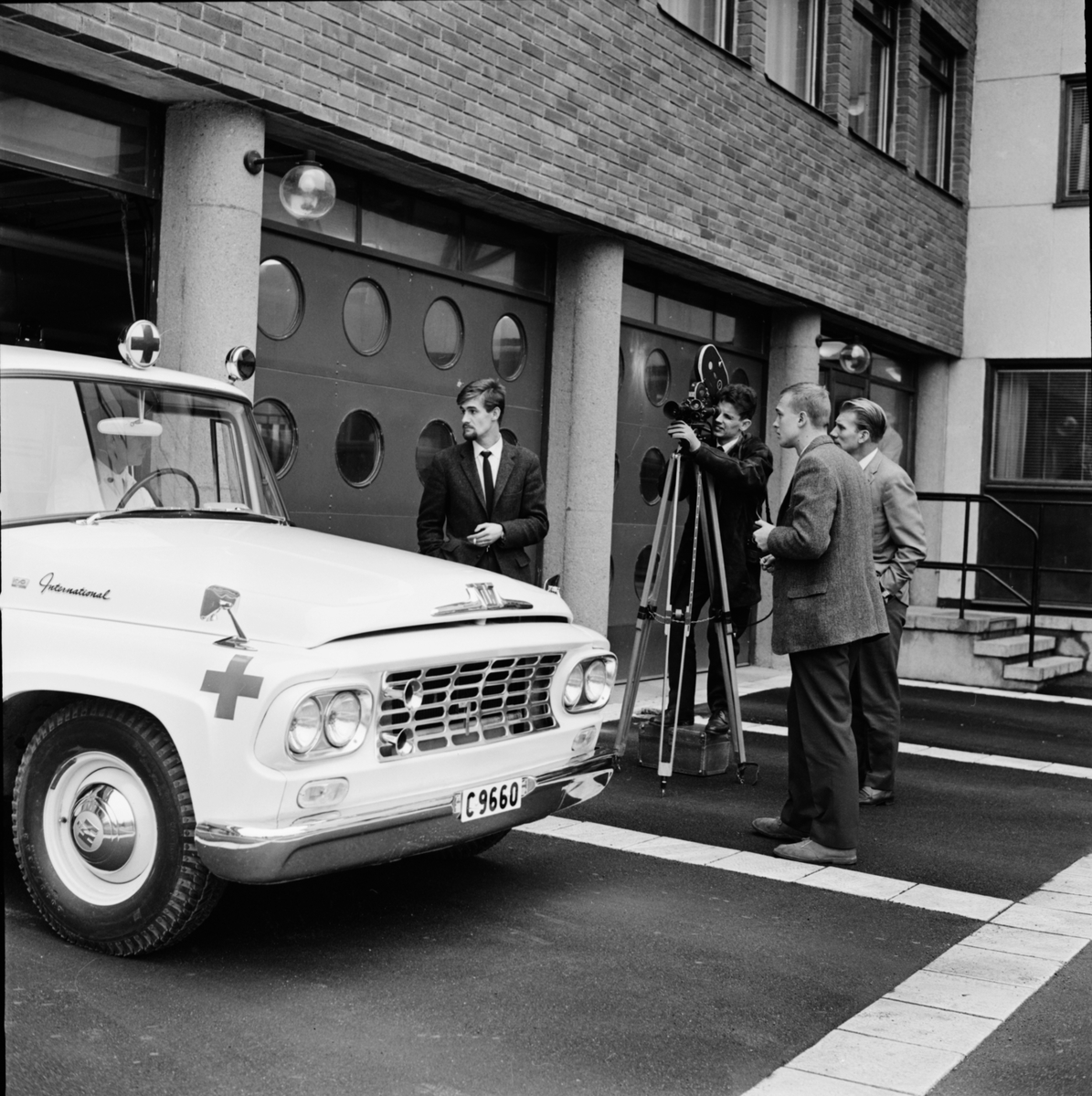 Brandkåren - Uppsalacentralen i TV, Uppsala 1963